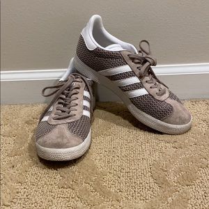 Tan Mesh Adidas Sneakers